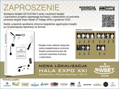 Premiera książki „Od Kuchni” 27.02 na Targach Sweet Expo. Odbierz darmowy egzemplarz Premiera książki „Od Kuchni” 27.02 na Targach Sweet Expo. Odbierz darmowy egzemplarz