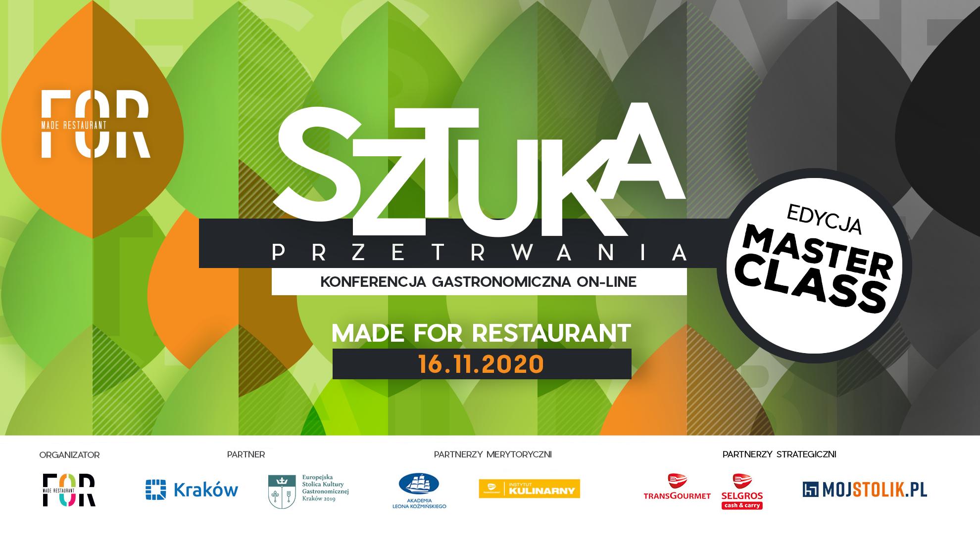 II Konferencja Kryzysowa dla Gastronomii Made for Restaurant -16 listopada 2020