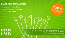 Konferencja Made For Restaurant – Creators 26.10.2021